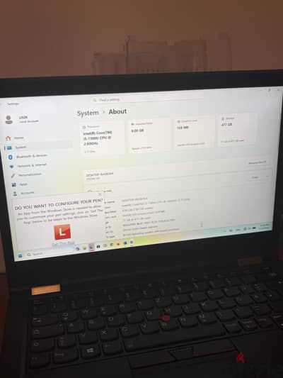 Lenovo thinkpad yoga370 touchscreen  i5-7300U