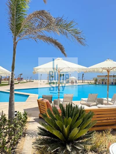 Chalet opportunity with a sea view, 2 upper room, complete privacy in the finest place in the North Coast, Sea Shore Ras El Hikma from Hyde Park