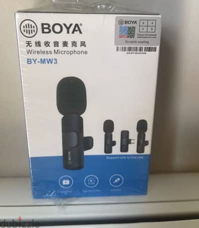 Boya wireless microphone for phones