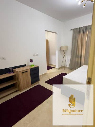Fully furnished apartment, super deluxe finishing, first occupancy in Celia Compound, Talaat Mostafa, New Administrative Capital, open view overlookin