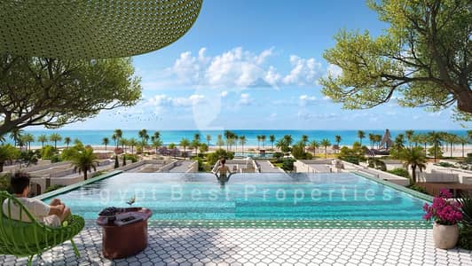 SEA VIEW PENTHOUSE FOR SALE  DELIVERY SOON LOWEST PRICE DIRECT LAGOON IN MARSA BAGHUSH IN NORTH COAST IN RAS EL HEKMA
