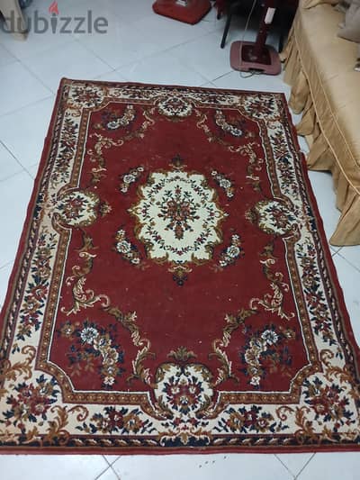 سجادة صوف لون احمر في سكري ١٦٠سم × ٣٤٠ سم
