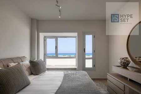lowest down payment ground floor chalet with a garden 80m fully finished directly on lagoon at "El Masyaf" resort in Ras El Hekma