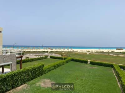 chalet panoramic sea view   first row view move  hotel finish steps from the beach near Marina 5 Alamein Towers Marassi and Hacienda