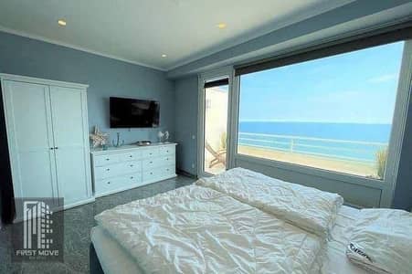 شقة للبيع بمقدم 348 الف فى ابراج العلمين الجديدة sea view  استلام فورى تشطيب سوبر لوكس بالتكيفات بعائد ايجار بالدولار