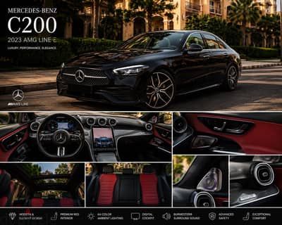 C200 AMG — Full Options | Red Interior | Fully loaded