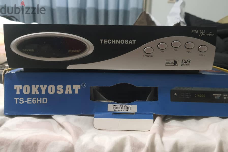 Panasonic TV + Reciver technosat 3