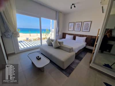 Chalet for sale with a 35% discount, featuring a stunning view, super lux finishing, and air conditioning, in Fouka Bay, Ras El Hekma, North Coast, de