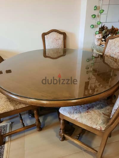 ترابيزه سفره ارو مسيف ونيش خشب زان