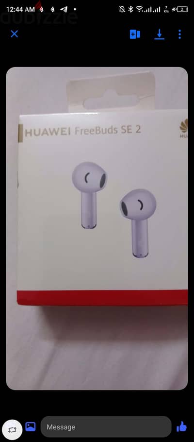 سماعه هواوي frebuds se2 جديده العلبه متبرشمه من السعودية