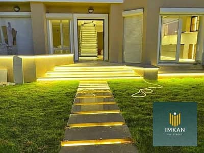 ( خصم 35% للكاش ) دوبلكس 230م+ 100م جتردن للبيع بالتقسيط على 10 سنوات فى كمبوند امام الرحاب