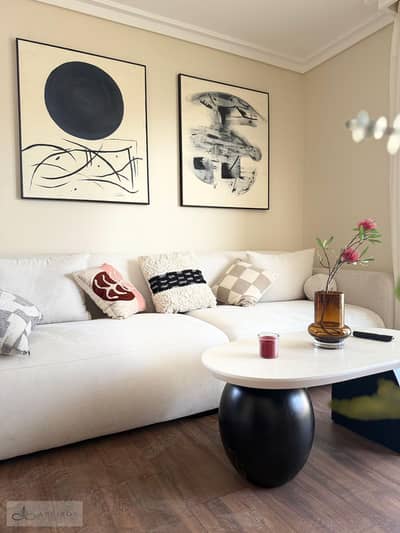 استوديو مفروش للإيجار في سوديك فيليت V Residence | 40 م² + تراس خاص 200 م² | غرفة نوم واحدة | 50,000 جنيه شهريًا