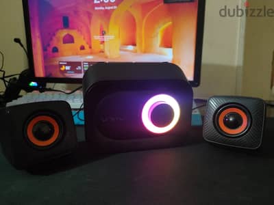 سمعات speakers AULA مع سبوفر بالكترونة