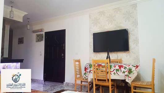 Furnished apartment for rent in Zahraa El Maadi, a unique and upscale location close to Carrefour, the Fifty Street, the Fifty Mall, the main street, and the Kuwaiti Mosque. International brands and services.