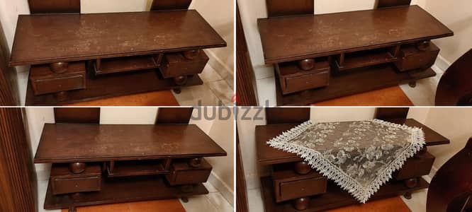 ترابيزة تليفزيون  مستعملة استعمال بسيط