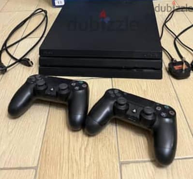 بلايستيشن 4 برو 4k بلكرتونه هارد تيرا  دراعين  اورجنيال