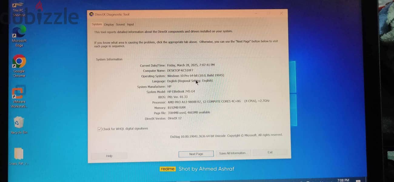 HP elitebook 745 g 4 3