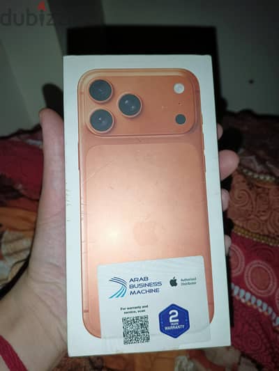 ايفون 17برو ماكس ضمان ABM زيرو زيرو شريحة فعلية مش ESIM بالعلبة
