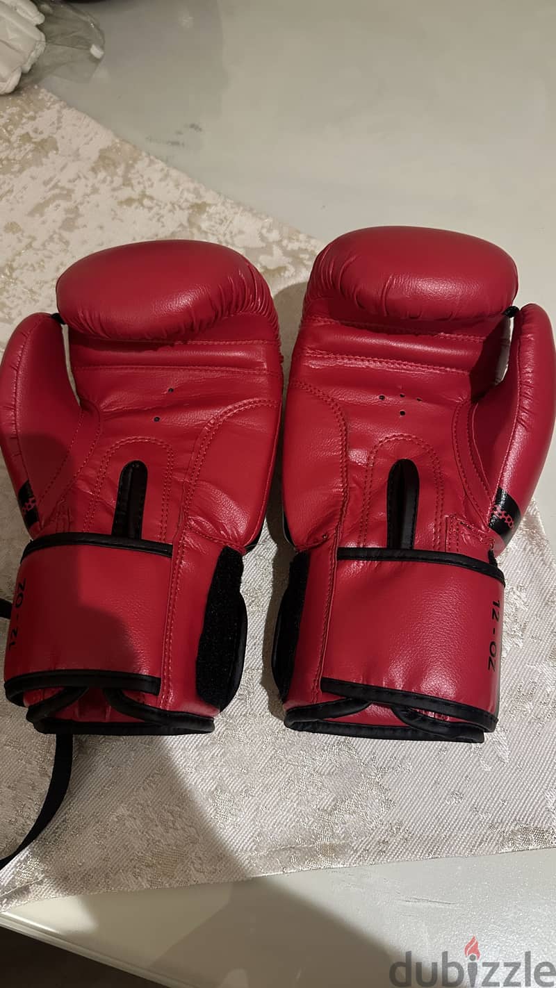 Red Venum Boxing Gloves 1