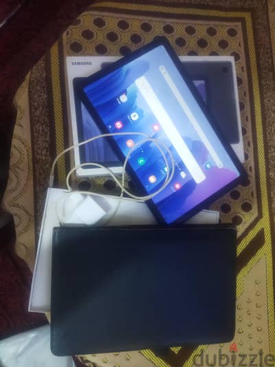 Samsung Galaxy Tab A7 32GB كالجديد + الشاحن والعلبة