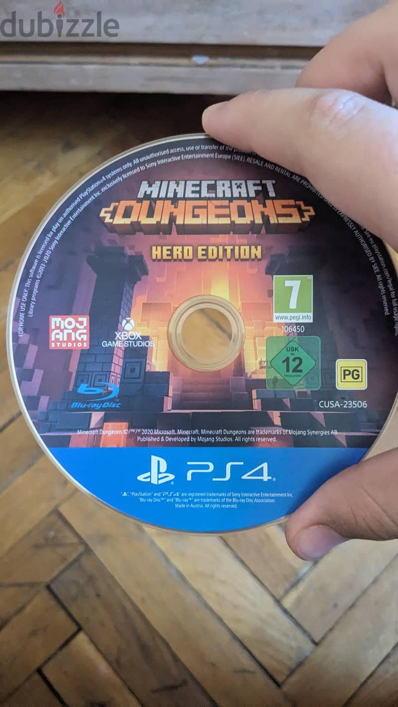 Minecraft dungeons:hero edition PS4 4