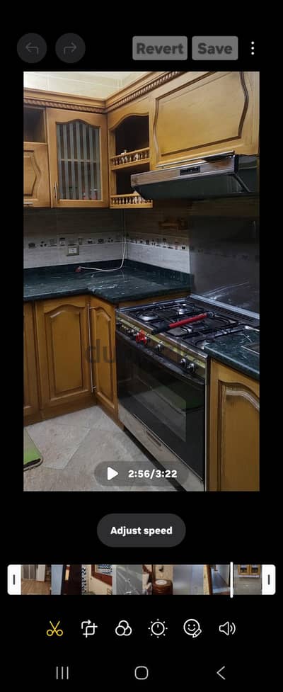 مطبخ خشب طبيعى