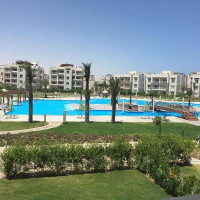 Chalet for sale ground floor in garden finished with mattresses and appliances in Amwaj
