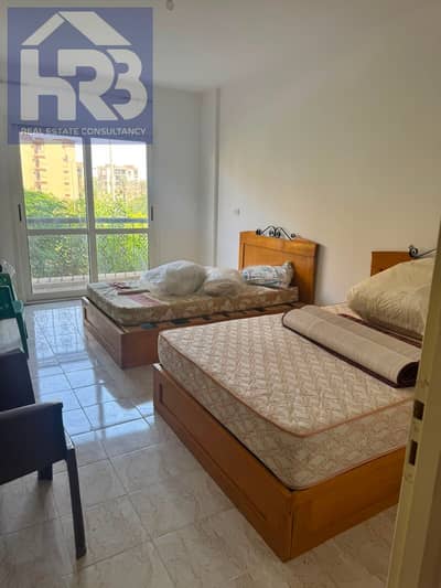 Unique furnished apartment for rent in Al Rehab City, Super Lux finishing and first occupancy