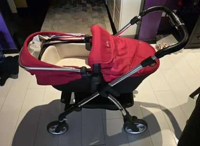 عربة أطفال سيلفر كروس وبيبي كارير ممتاز Silver Cross Stroller