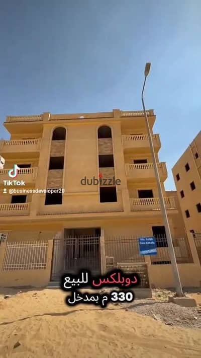 Duplex 330m immediate delivery private entrance in Al Boulevard neighborhood - view garden | 6 October