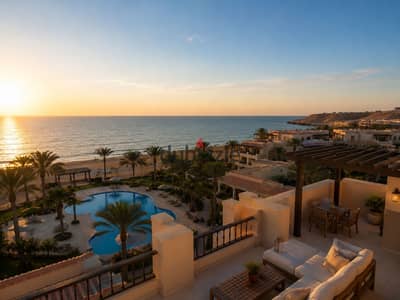 Corner Chalet 100m in Ain Sokhna | Delivery within 6 months | 30% discount | Direct sea view and private roof