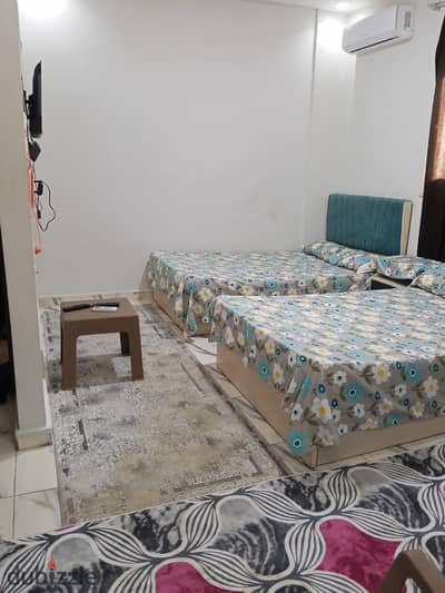 Studio for rent, First Living Area, 6th of October, 6th Neighborhood, Fourth Floor, Elevator