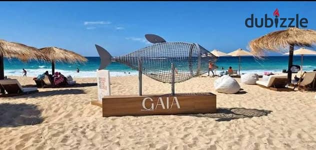 38 sqm Fully Finished Seafront Cabin with ACs for Sale in Gaia North Coast – Prime Location in Ras El Hekma, North Coast