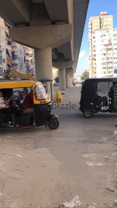 محل ١٦ متر للبيع على مشروع مترو الإسكندرية الجديد