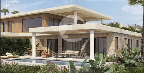فيلا خطوات للبحر فى رملة متشطبة بتكيفات بمقدم 5% فى الساحل