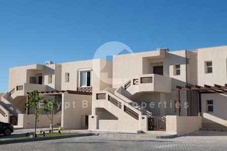 توين هاوس متشطب بالكامل للبيع بموقع متميز فى بيت البحر باطلاله كامله على اللاجون والبحر بالتقسيط على 9 سنوات ارخص سعر ولفتره محدوده