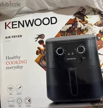 NEW Kenwood Air Fryer 7.5L Black اير فراير
