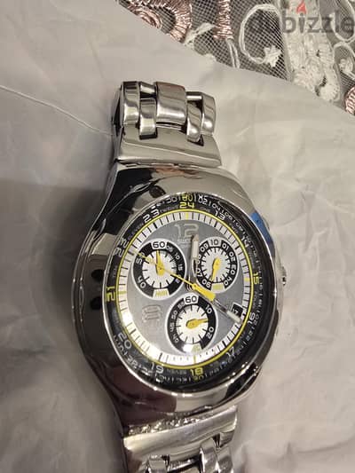 swatch swiss irony size 48 original Usa water resistant stainless