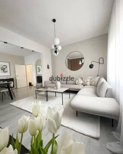 106 sqm apartment for sale in Jazal Compound, in the heart of Sheikh Zayed, near Hyper One and Arkan Plaza, with a 5% down payment and installments of