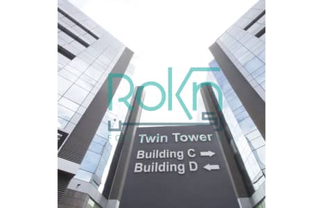 A Fully Finished Clinic+AC's for rent in Twin Towers in Sheikh Zayed