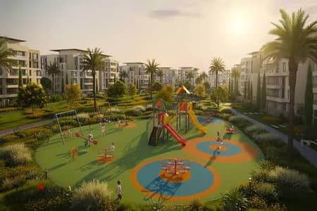 174 sqm apartment for sale in Seven Residence, Hadayek October. Prime investment opportunity with 10% down payment and installments up to 9 years.