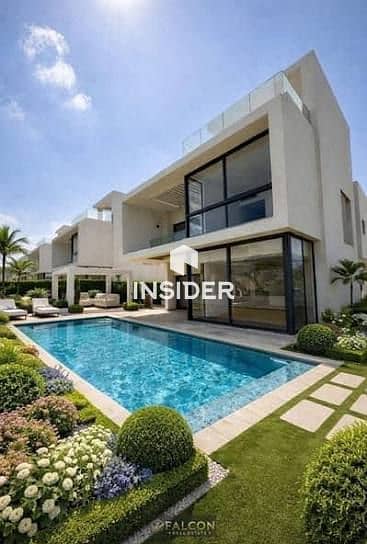 Villa for sale 5 fully finished rooms with a discount of up to 35% and installments of up to 10 years in Palm Hills Compound, New Cairo