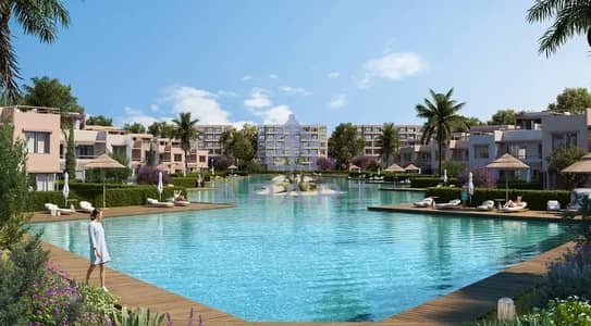 Resale Chalet Lowest Price Direct Lagoon View Fully Finished Early Delivery For Sale in Hacienda Waters - Ras Elhikma - North Coast