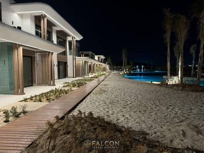 For sale: One-story villa, fully finished, in Ghazala Bay, North Coast, in the Sidi Abdel Rahman area, minutes from Hacienda Bay. Installments availab