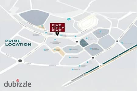 محل تجاري (Retail) 59m للبيع في مول 555 الشيخ زايد | موقع مميز بالدور الأرضي المرتفع 555ELSHIKH ZAYED