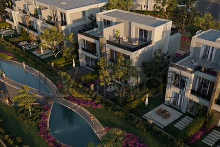 اقل سعر و اقل مقدم لفيلا للبيع في كمبوند باتيو تاون بموقع مميز و في مفتوح Patio Town