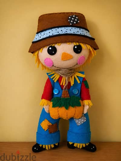 Handmade Scarecrow Felt Toy