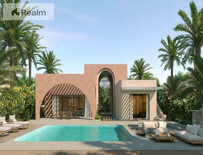 Fully finished villa. White sand beach. The Ahly Bank doesn't miss.