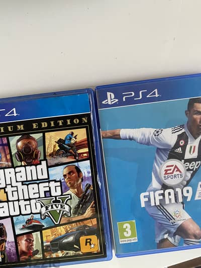 GTA 5 premium edition & fifa 19