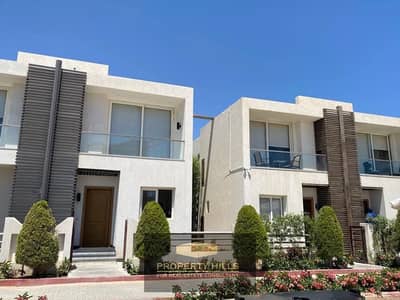 متاح فيلا للبيع 102م² بحمام سباحة في بورتو جولف مارينا استلام فوري جاردن 58م²
